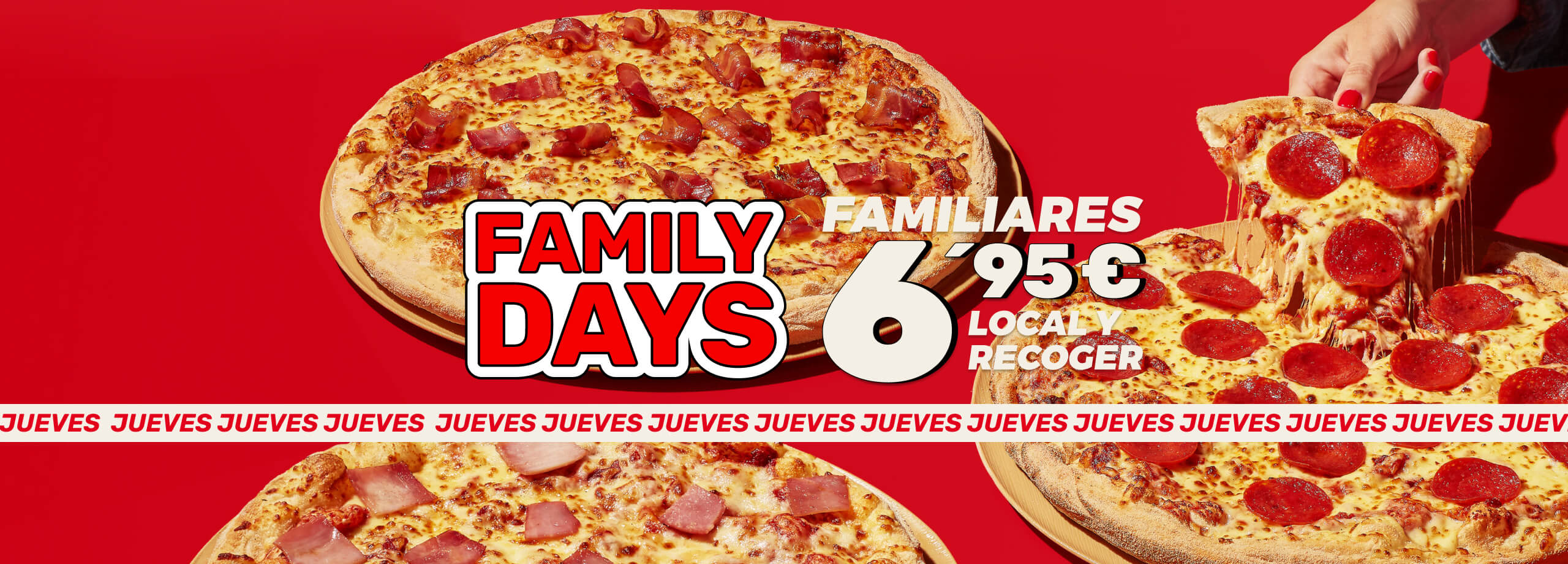 Family Days | Ofertas pizzas jueves | Telepizza