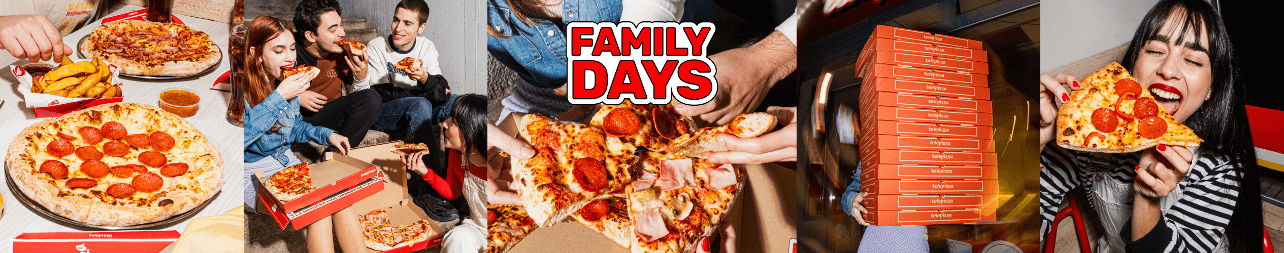 Family Days | Ofertas pizzas jueves | Telepizza