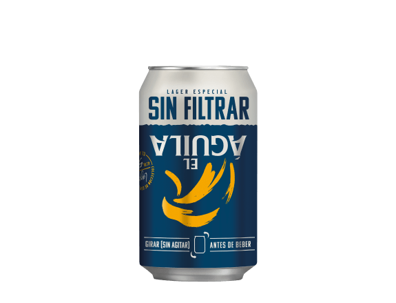 Lata cerveza El &Aacute;guila Sin Filtrar image number null